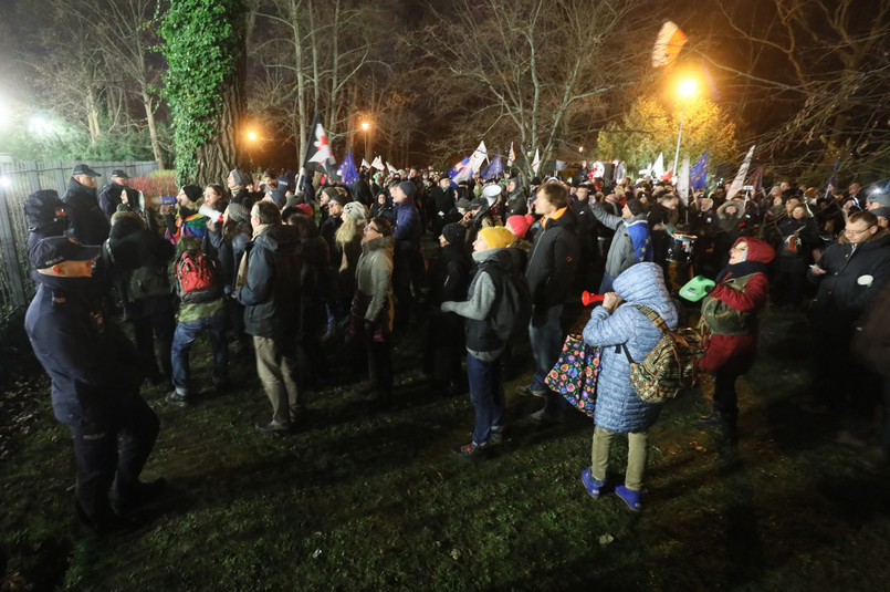 Protest przeciwników reformy ustaw o Krajowej Radzie Sądownictwa i Sądzie Najwyższym