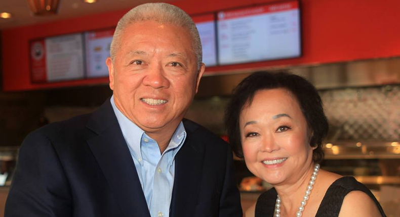 Andrew and Peggy Cherng, both 71, are the cofounders and CEOs of Panda Express, the American Chinese restaurant with nearly 2,000 locations worldwide. According to Forbes, the Cherngs have a combined net worth of $3 billion.