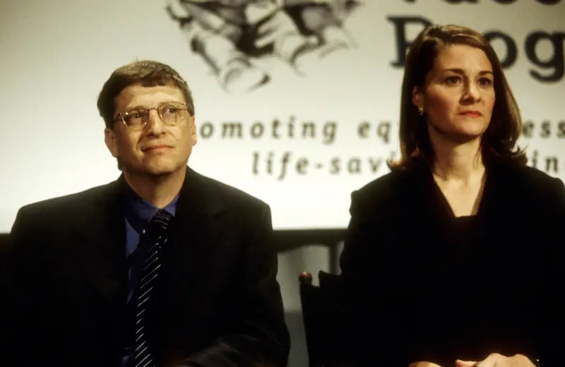 Melinda Gates i Bill Gates, 1998 rok / Ron Galella, Ltd. /GettyImages 