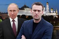 Aleksiej Nawalny i Władimir Putin