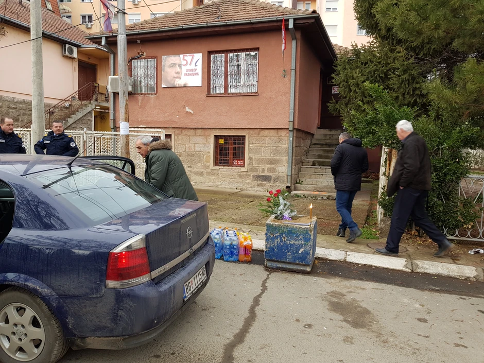 Mesto ubistva Olivera Ivanovića