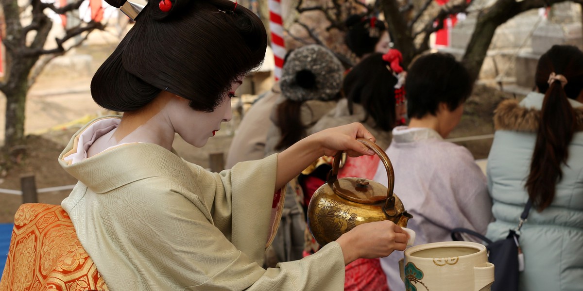 W Japonii picie herbaty jest prawdziwą celebracją