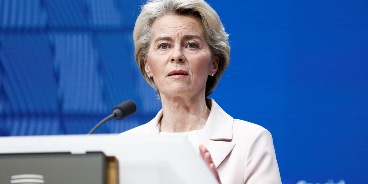 Przewodnicząca Komisji Europejskiej Ursula von der Leyen.