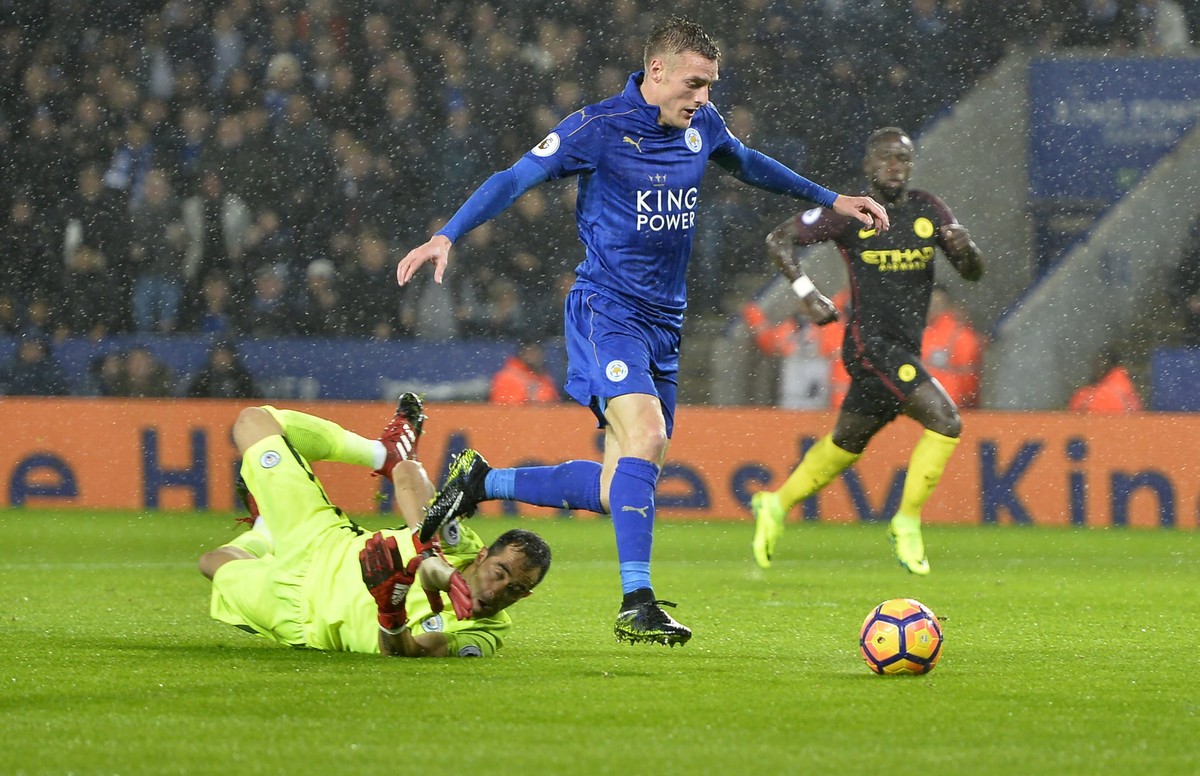 Liga angielska: Vardy ustrzelił hattricka. Efektowne zwycięstwo Leicester z Manchesterem City