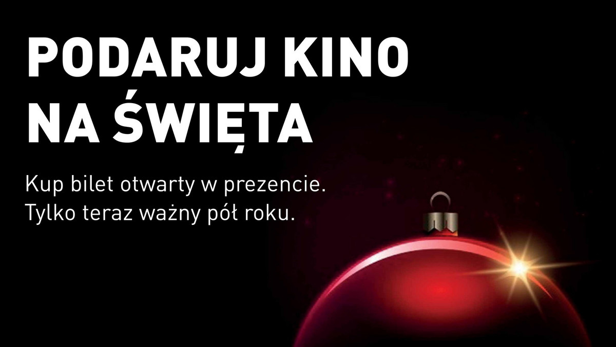 Sieć kin Cinema City przygotowała specjalne świąteczne voychery, które można podarować bliskiej osobie w ramach bożonarodzeniowego prezentu.