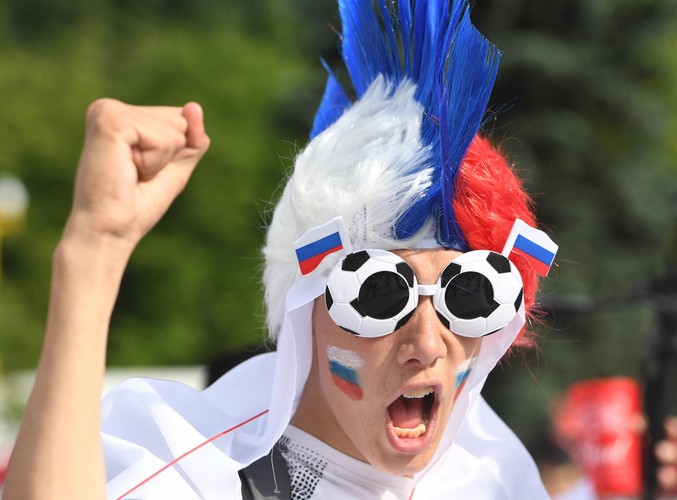 Euforia w Rosji po meczu otwarcia