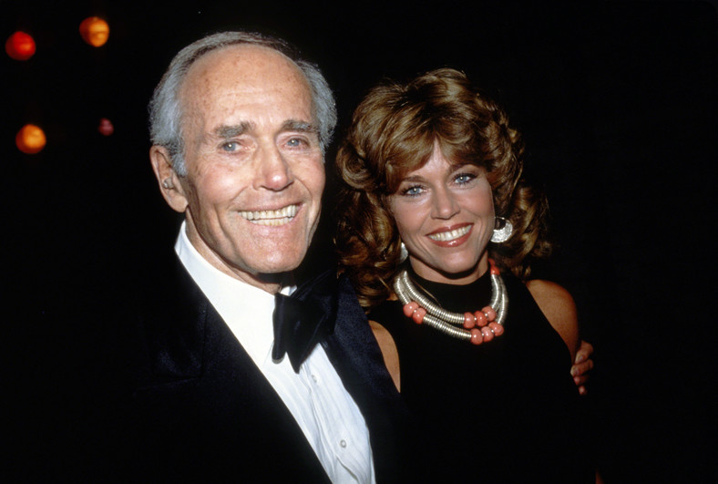 Jane Fonda z ojcem Henrym około 1979 r.