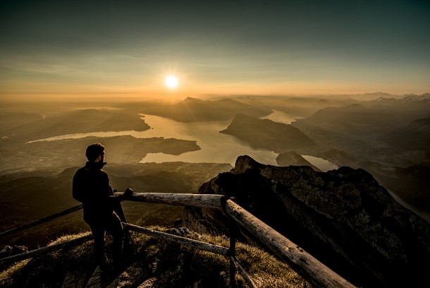 Widok z góry Pilatus