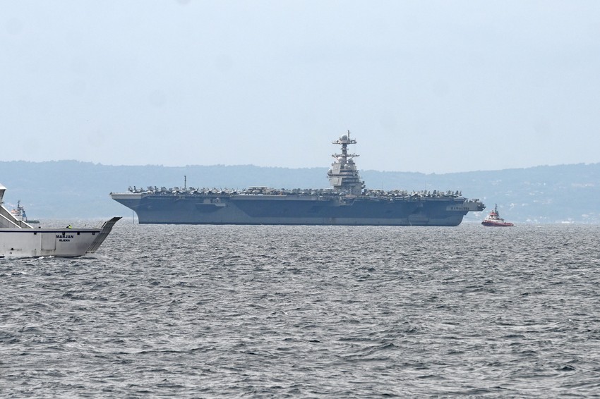 Nosač aviona američke mornarice USS Džerald R. Ford u Splitu