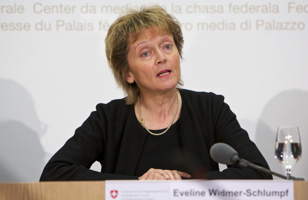 Eveline Widmer-Schlumpf, szwajcarska minister finansów.