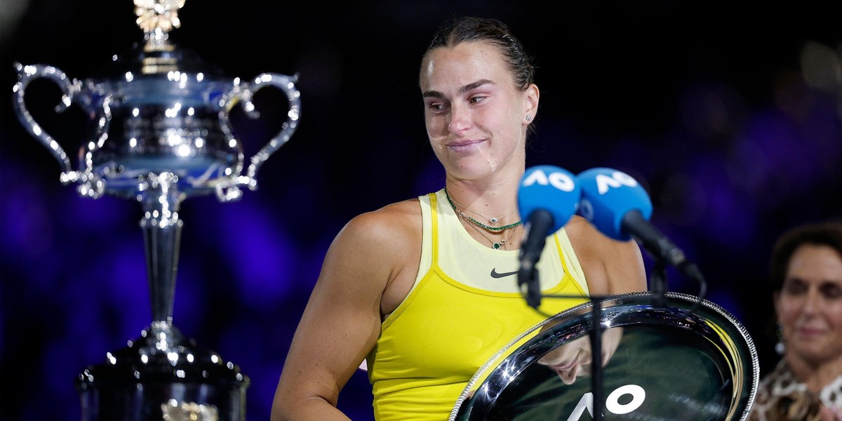 Aryna Sabalenka nie wygrała po raz trzeci Australian Open, ale pozostała liderką rankingu WTA.