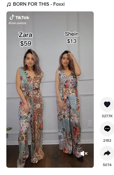 Zara vs Shein / TikTok