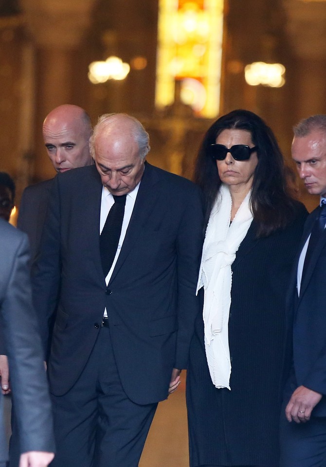Fransoaz Betankur Majers sa suprugom Žan Pjerom Majersom
