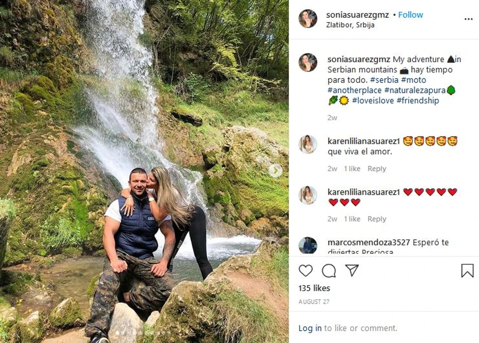 Sonja Suarez Gomez, strahinja stojanović