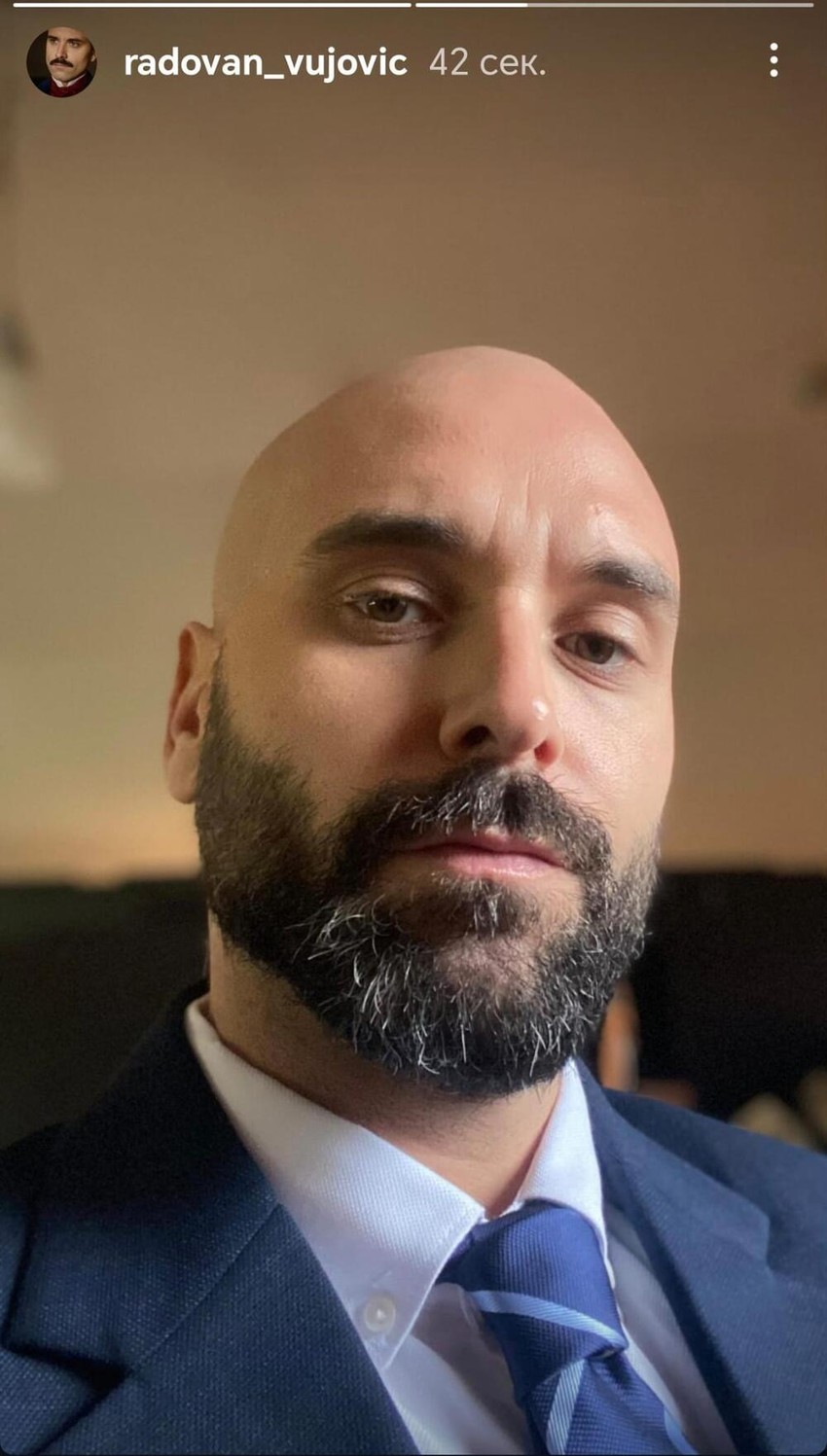 Glumac Radovan Vujović promenio imidž
