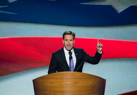 Beau Biden na Narodowej Konwencji Demokratów w Time Warner Cable Arena w Charlotte, NC, w czwartek, 6 września 2012 r. 