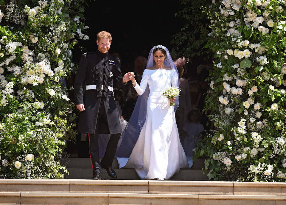 Suknia ślubna Meghan Markle na ślubie z księciem Harrym