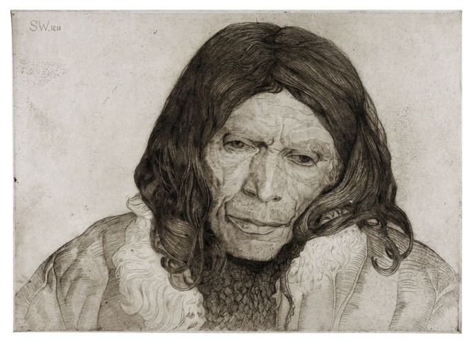 Władysław Skoczylas - Głowa starego górala