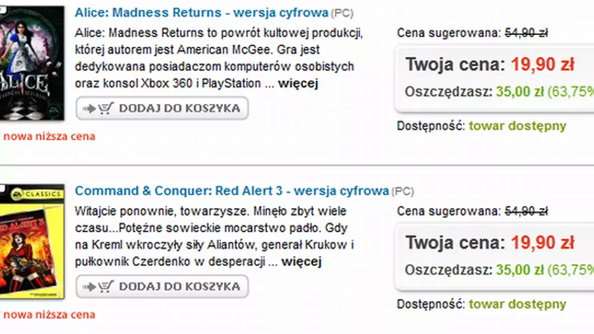 Nie tylko Muve Digital i cdp.pl - Gram.pl też ma fajne promocje na cyfrowe gry. Tym razem od "Elektroników"