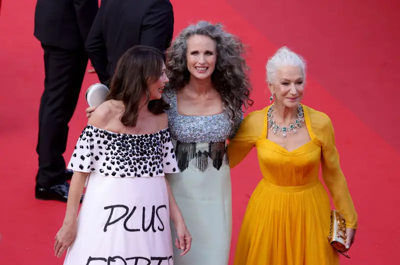  Iris Berben, Andie MacDowell i Dame Helen - piękna i naturalna &quot;stara gwardia Hollywood&quot;