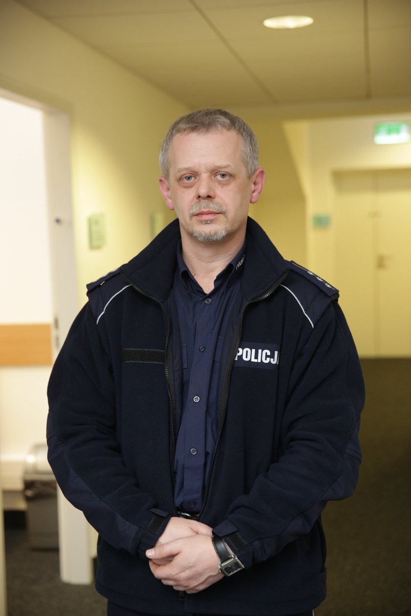 st. asp. Paweł Petrykowski (44 l.) z dolnośląskiej policji