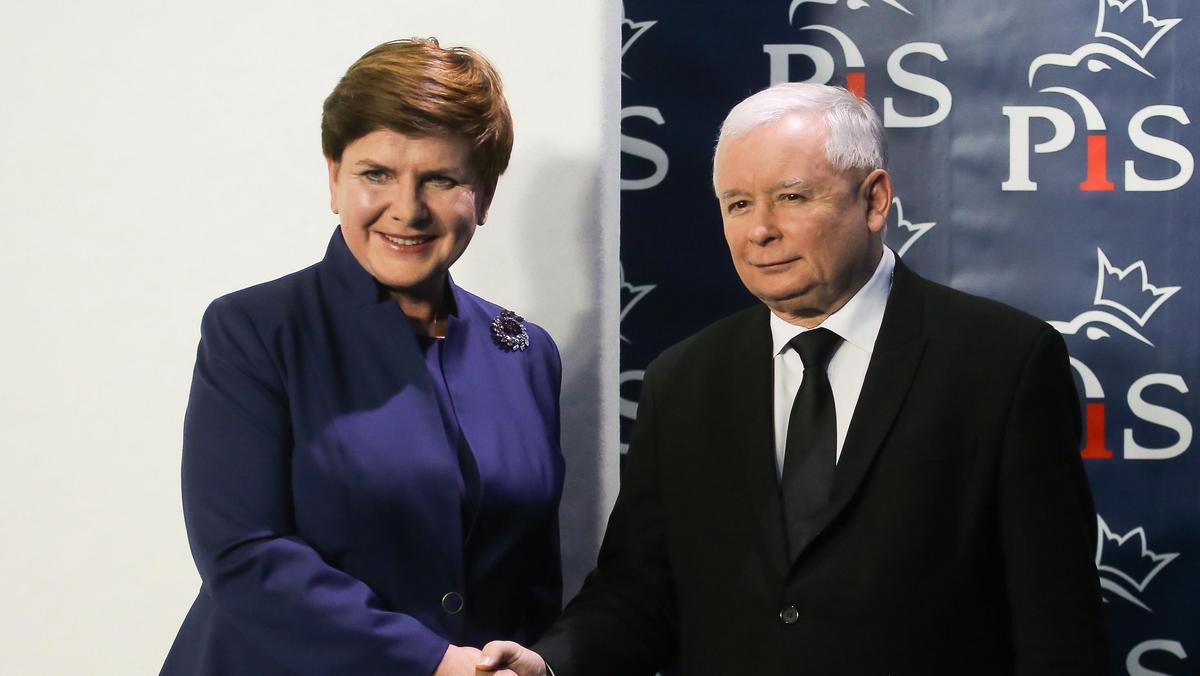 Beata Szydło Jarosław Kaczyński PiS Prawo i Sprawiedliwość polityka rząd PiS