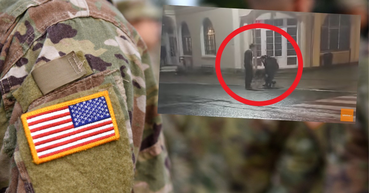 Zadziwiające sceny w centrum Bolesławca. W rolach głównych żołnierze z USA [WIDEO]