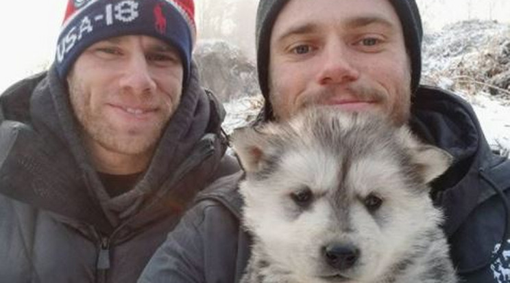 Kenworthy és barátja örökbe fogadtak egy kutyust, így megmentve annak életét /Fotó: Instagram - @guskenworthy