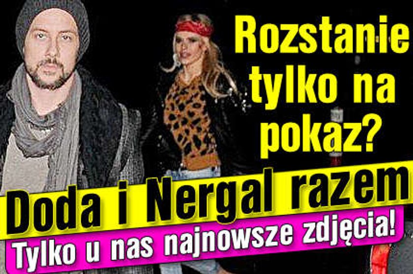 Doda i Nergal razem. Rozstanie tylko na pokaz?