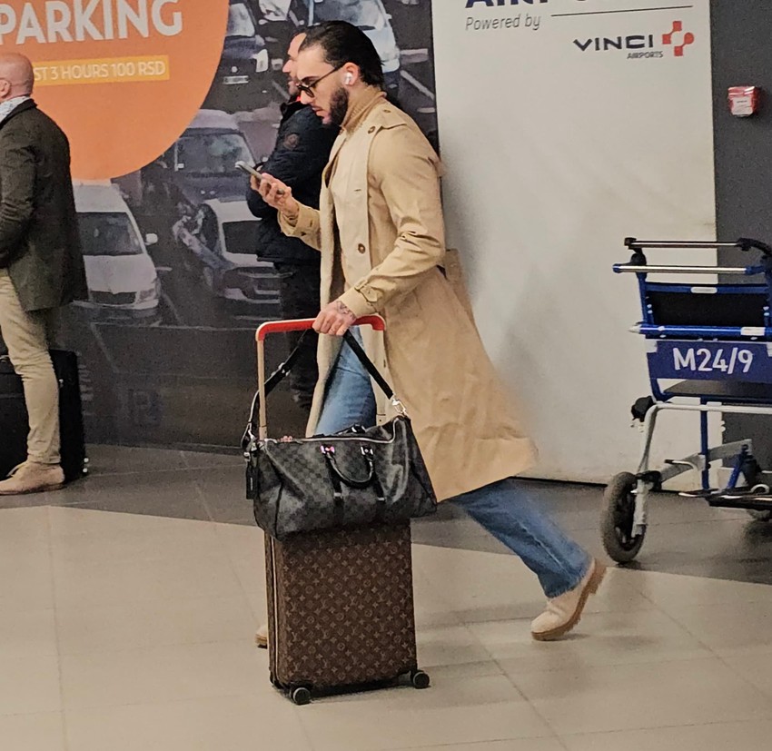 Dragi Gudelj na aerodromu