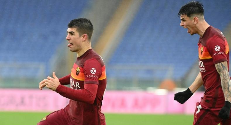 Roger Ibanez was one of two players brought on in extra-time of Roma's 4-2 Italian Cup defeat to Spezia, taking them over the five-sub limit