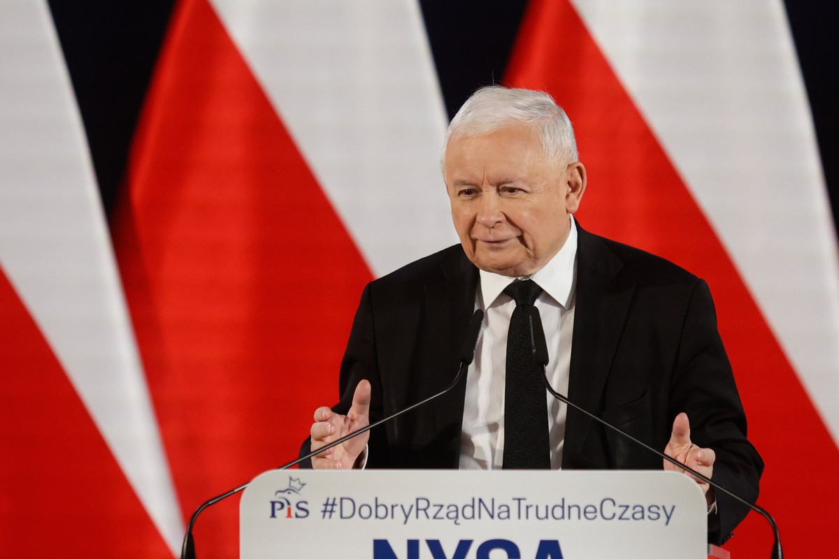 Prezes PiS Jarosław Kaczyński