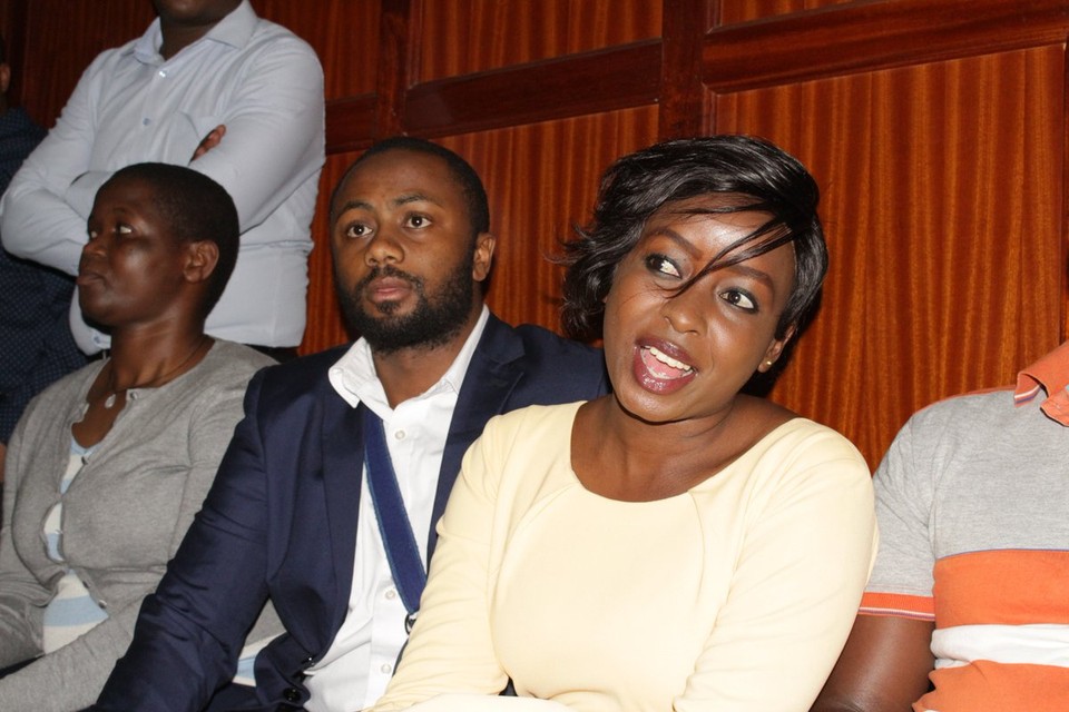Jacque Maribe and Jowie Irungu during a past court appearance
