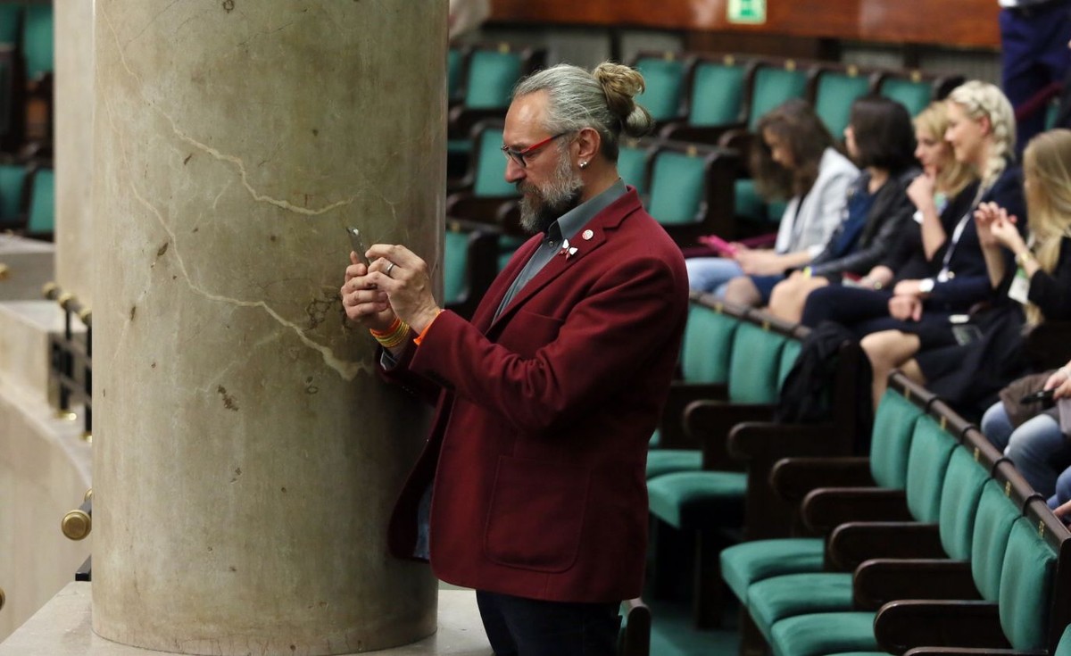 Mateusz Kijowski w Sejmie