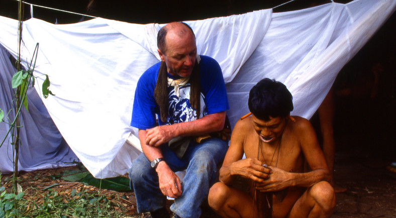 Z członkiem plemienia Yanomami