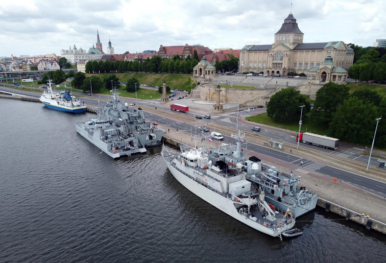 Okręty wojenne NATO w Szczecinie