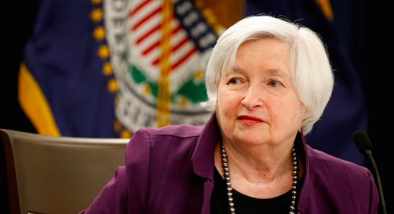 Federal Reserve Board Chairwoman Janet Yellen speaks during a news conference after the Fed releases its monetary policy decisions in Washington, U.S., June 14, 2017.