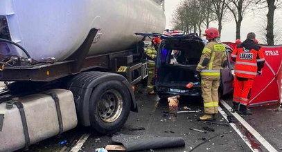 Koszmarny wypadek pod Ciechanowem. Zginęły dwie osoby