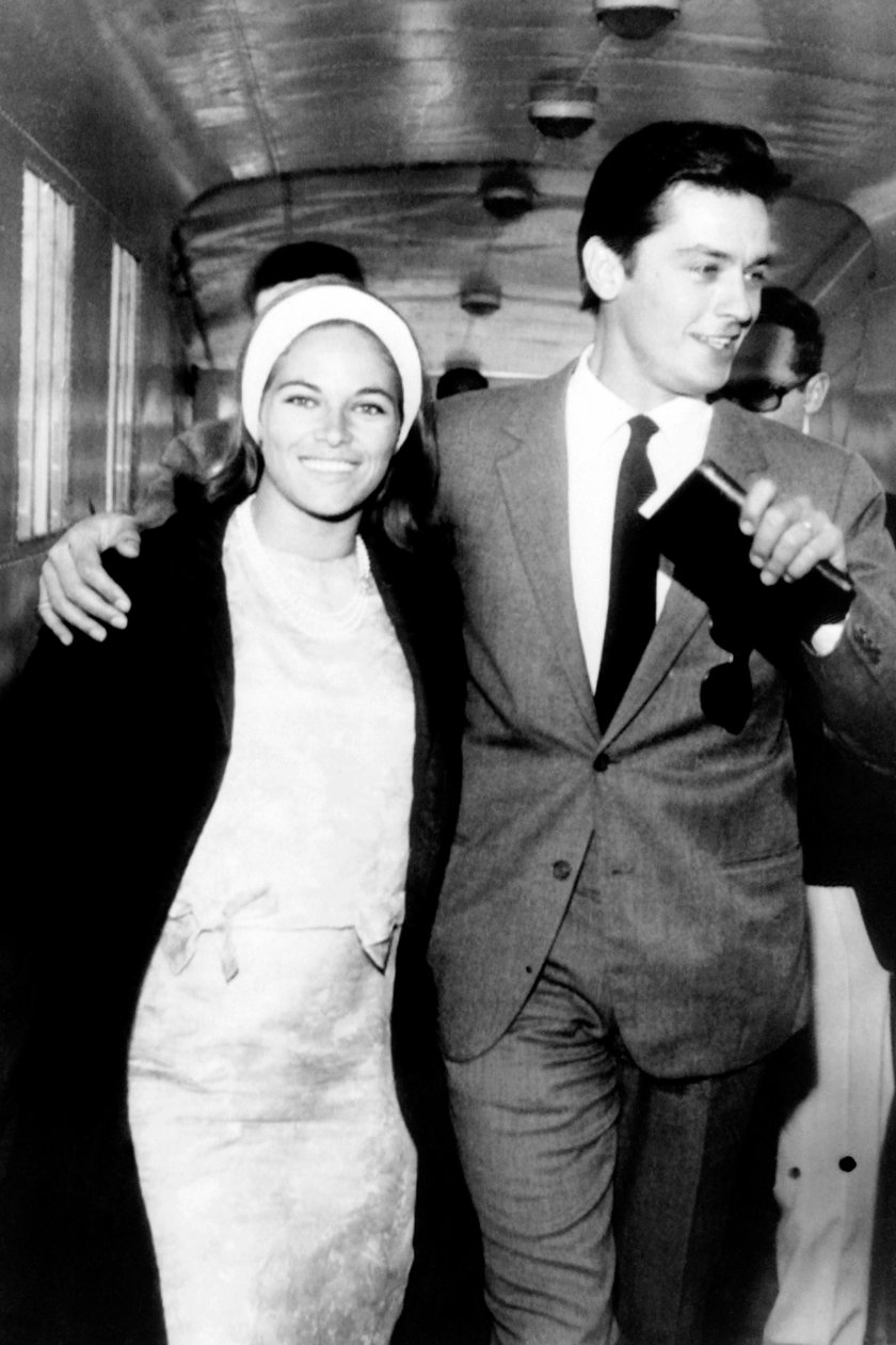 Nathalie Delon i Alain Delon