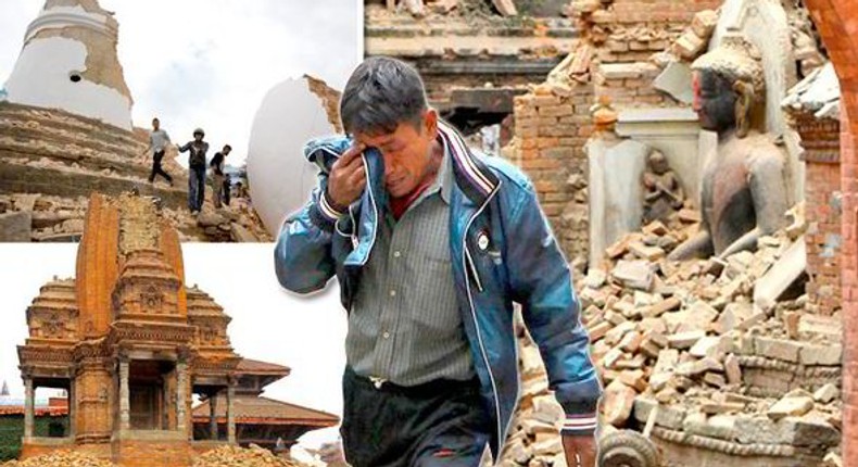 A 8.1 magnitude earthquake ripped Nepal apart