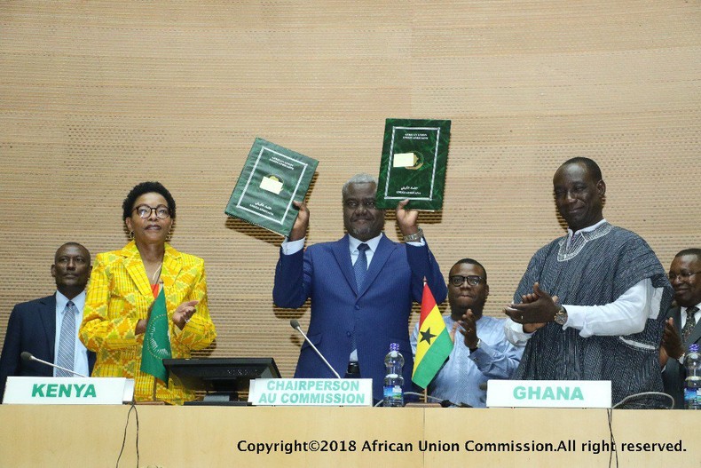 Kenya and Ghana make history by becoming the first countries to ratify and submit AfCFTA treaty