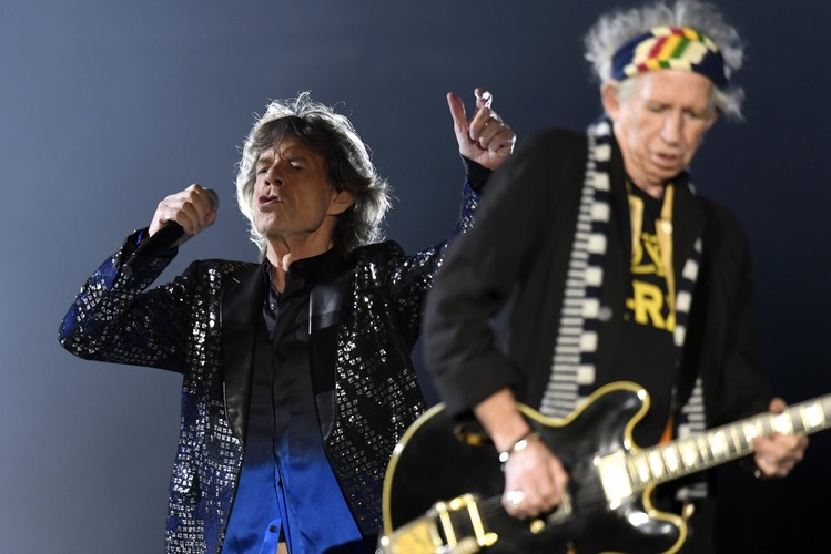Mick Jagger i Keith Richards podczas koncertu The Rolling Stones w Zurychu, 20.09.2017