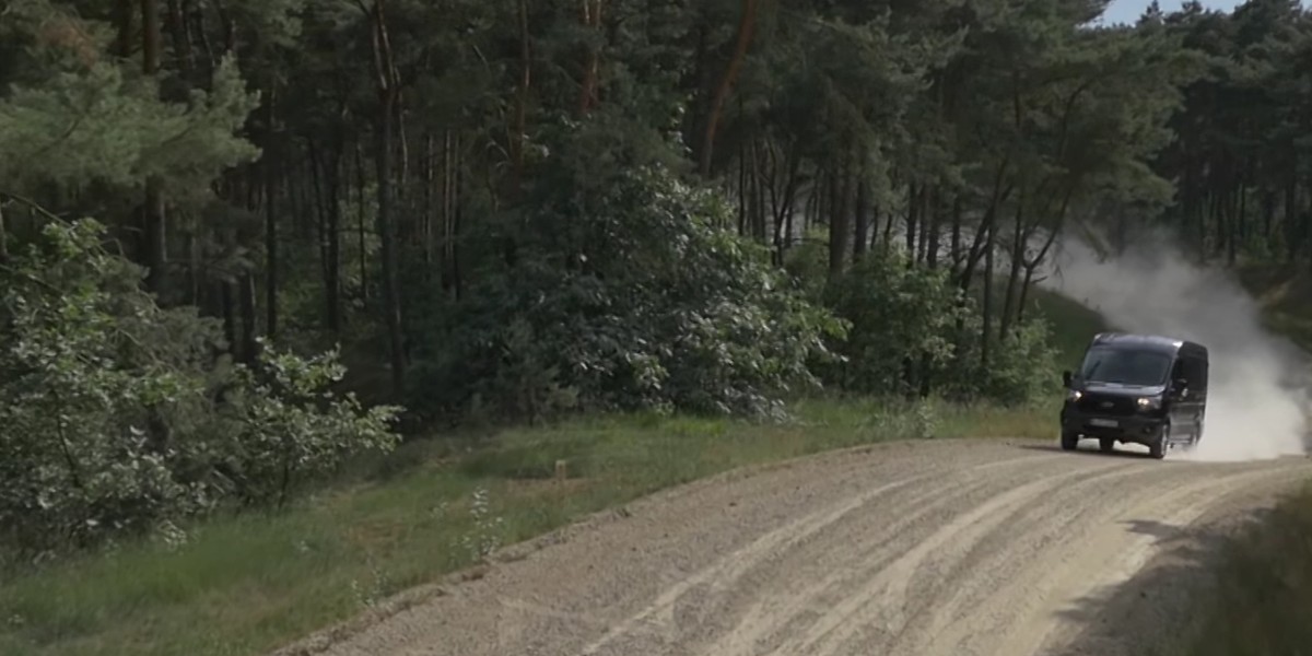 One of the many car-torturing surfaces created by Ford to test their vehicles.