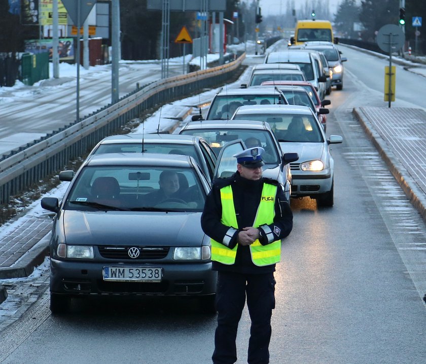 Protest w Dębem Wielkim