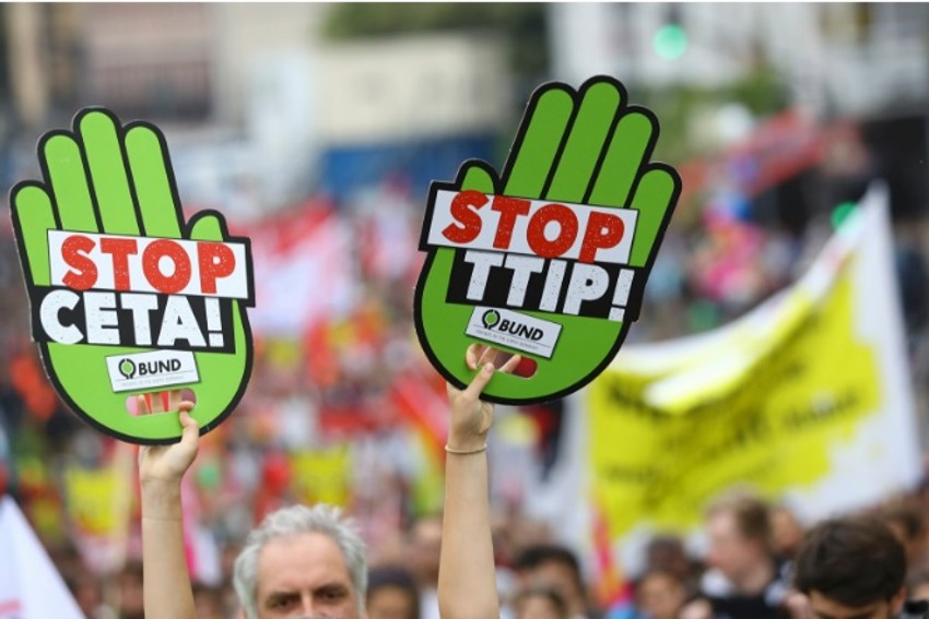 Protest u Nemačkoj protiv sporazuma CETA i TTIP