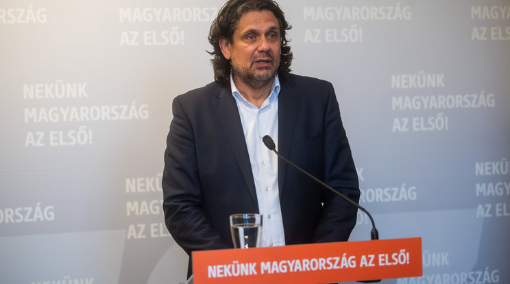 Deutsch Tamás, a Fidesz-KDNP EP-listavezetője / Fotó: MTI/Balogh Zoltán