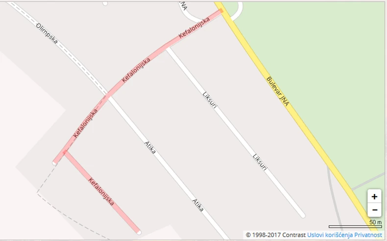 Kefalonijska i Ulica Liksuri