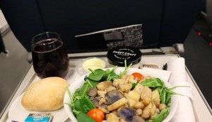 A first-class meal on Amtrak.Talia Lakritz/Business Insider