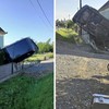 Automobil uleteo u dvorište porodične kuće