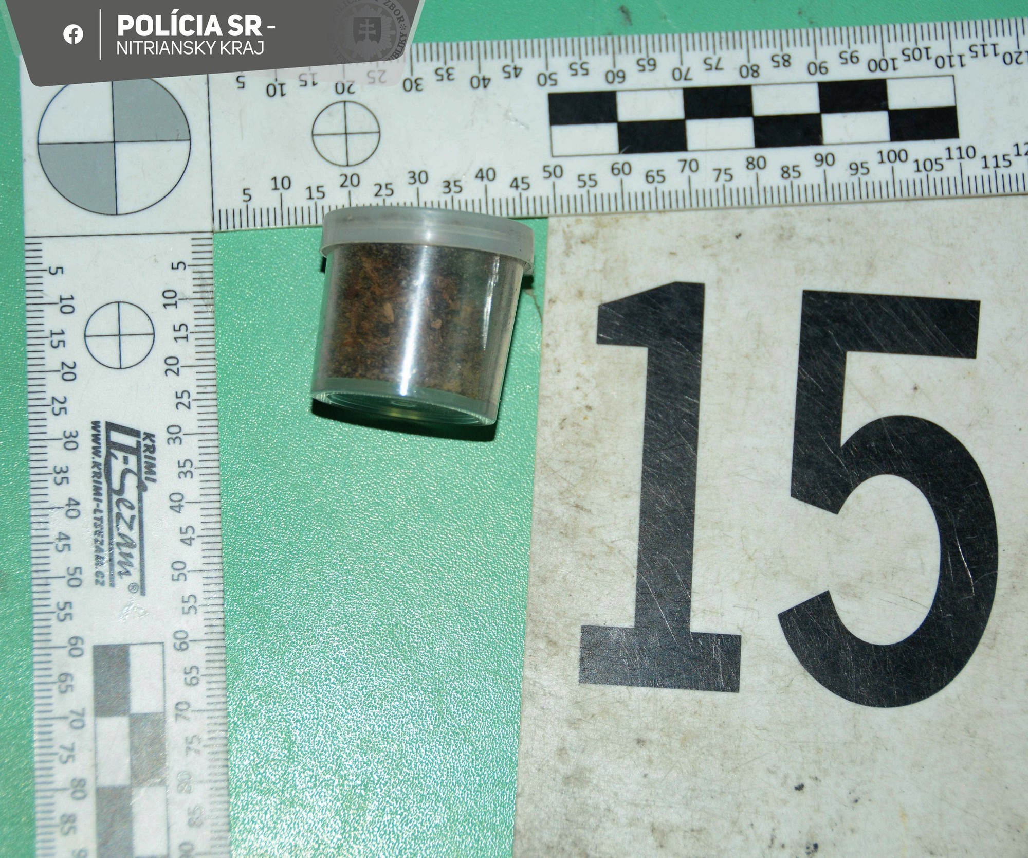 Polícia zadržala drogového dílera. 